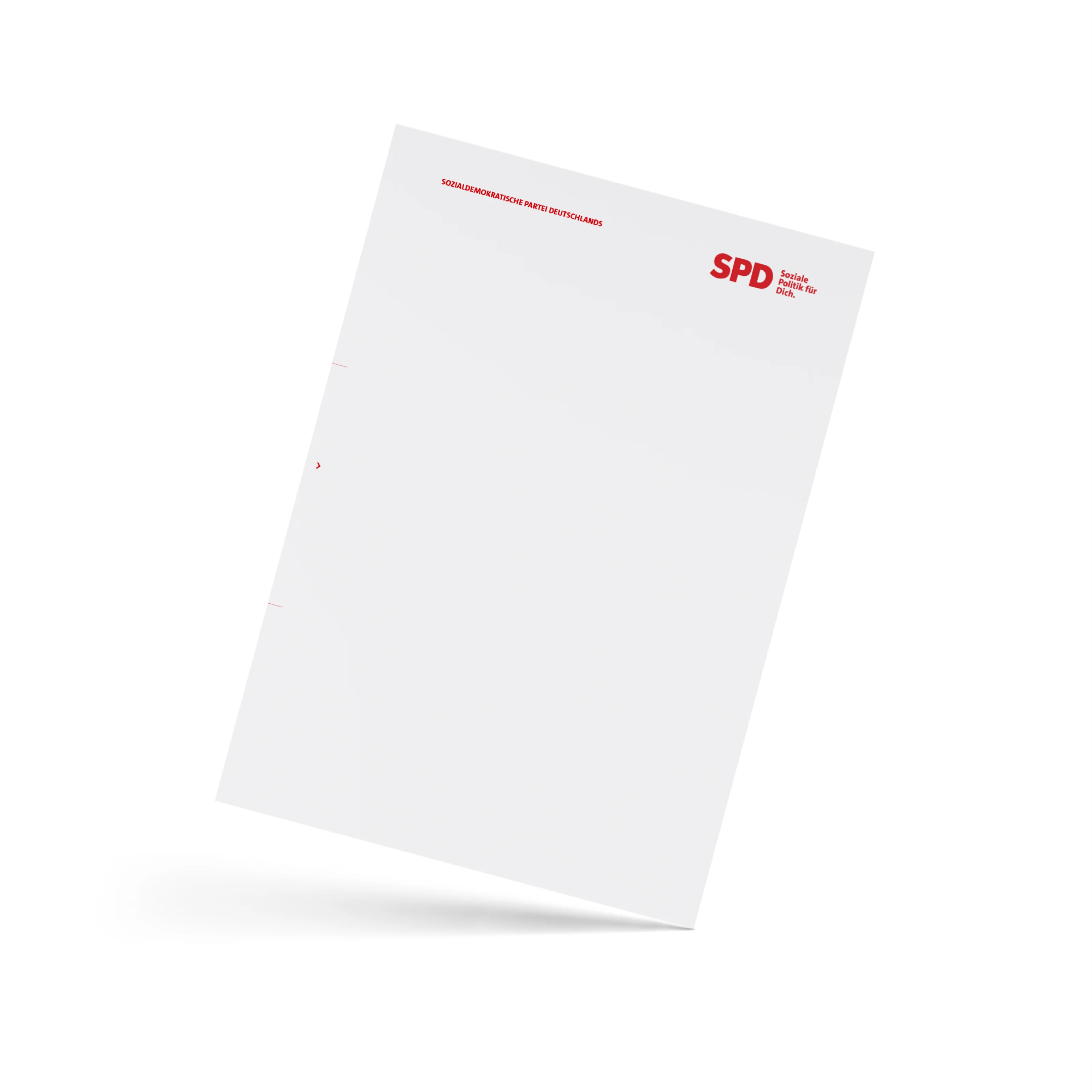 Briefbogen mit SPD-Logo