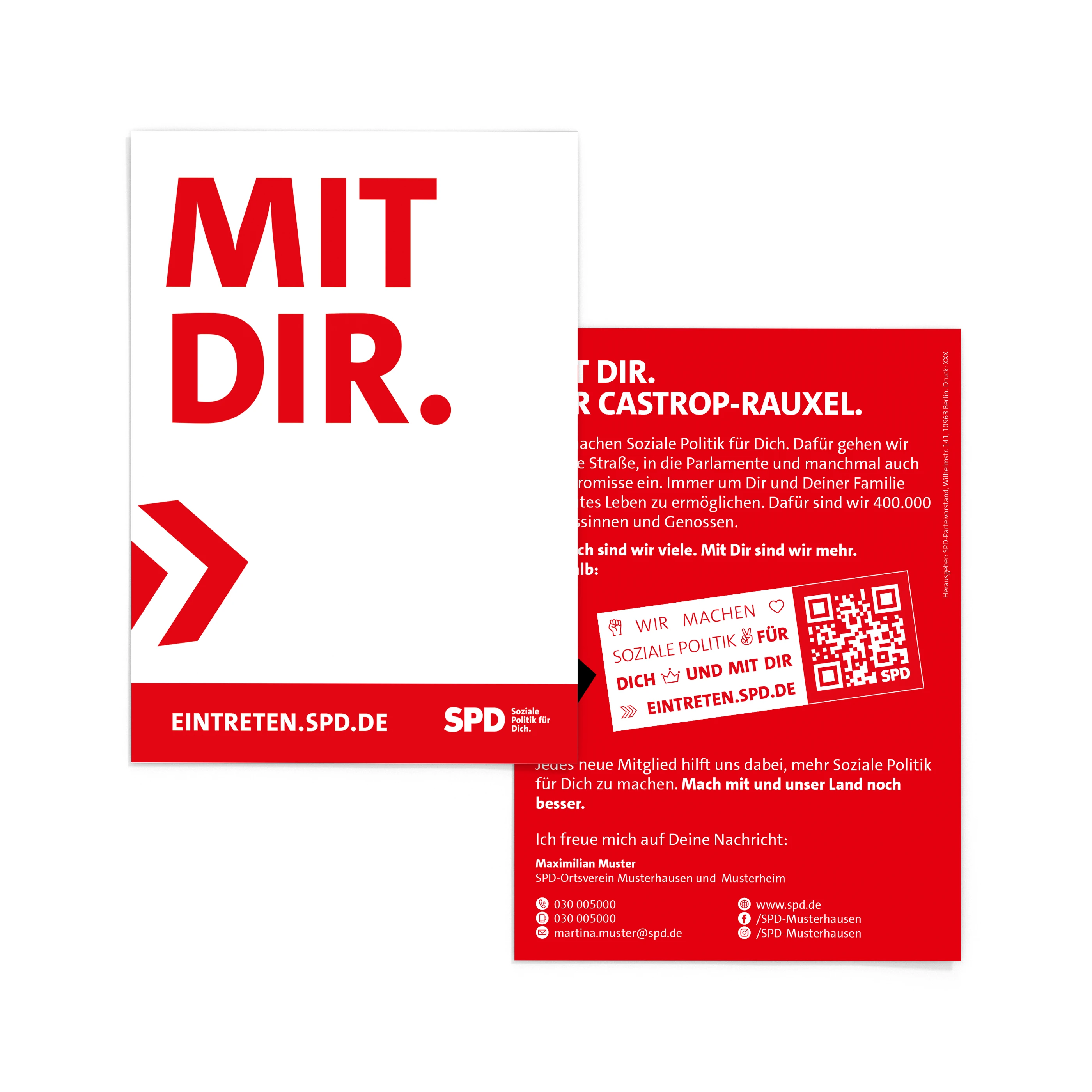 Postkarte "Mit Dir."