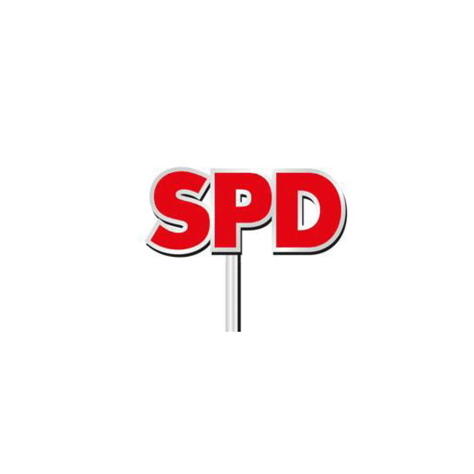 Ehrennadel 40 Jahre Silber/Rot