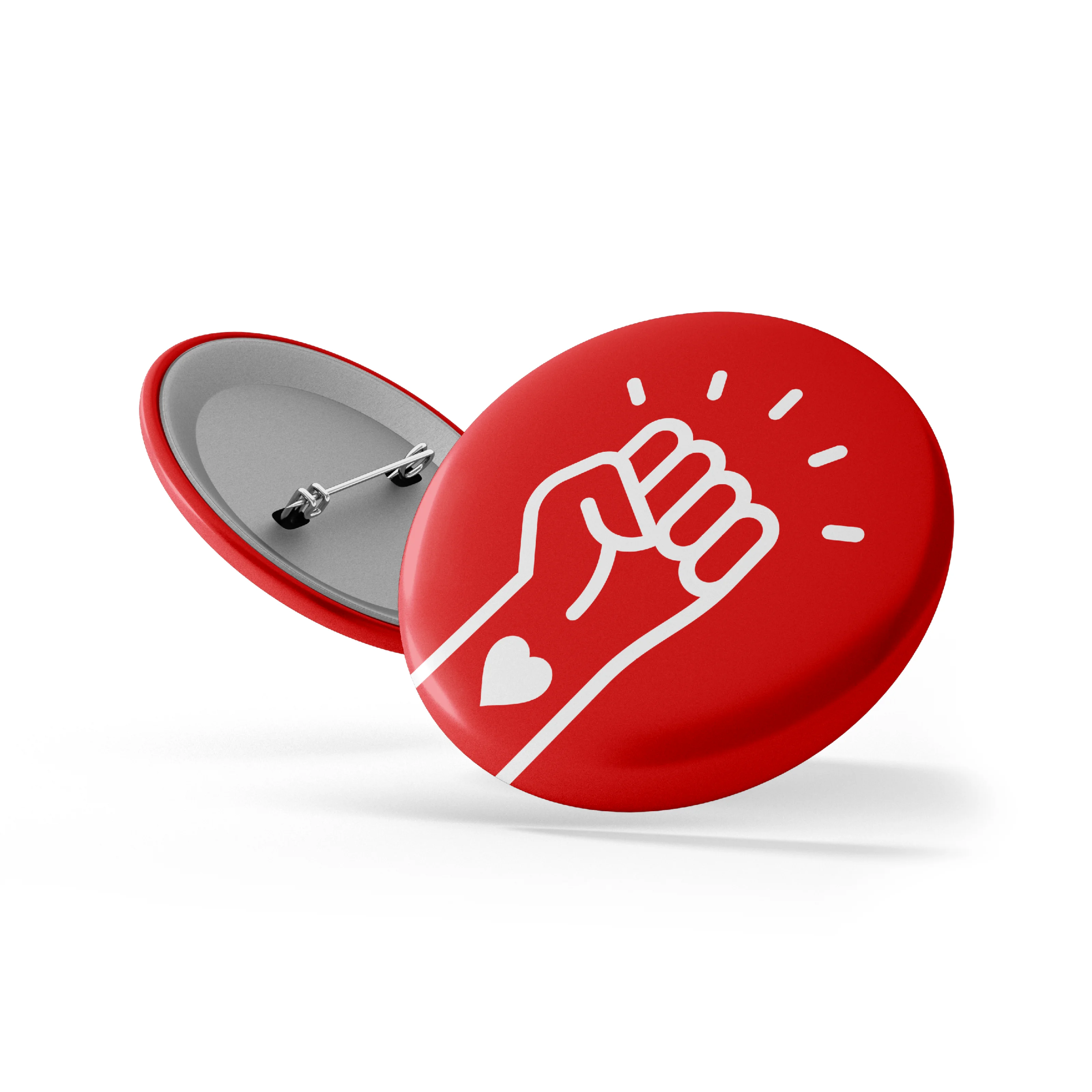 Button - "Bekenner -Faust"