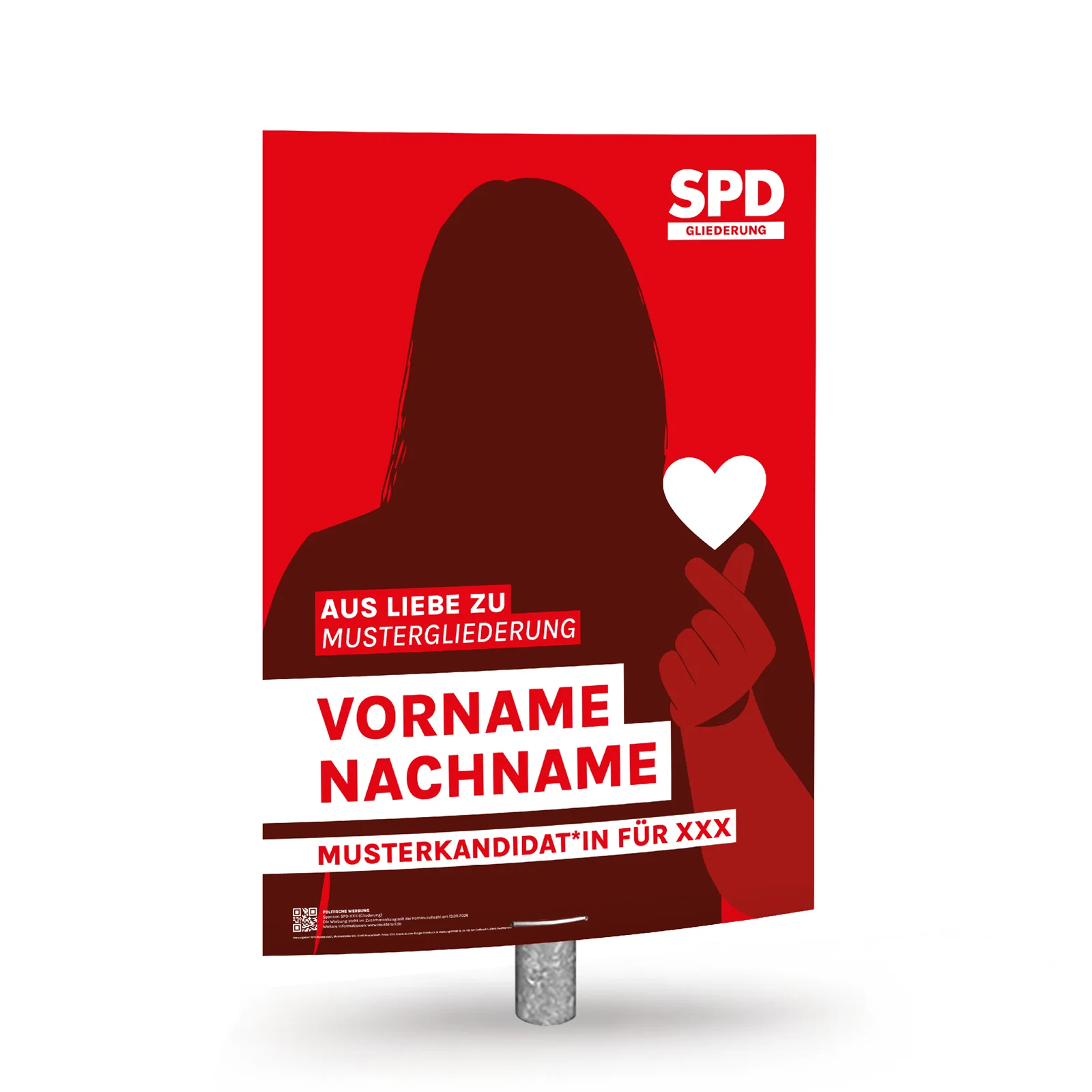 Aktuelles Kandidierendenplakat Niedersachsen | SPD Shop