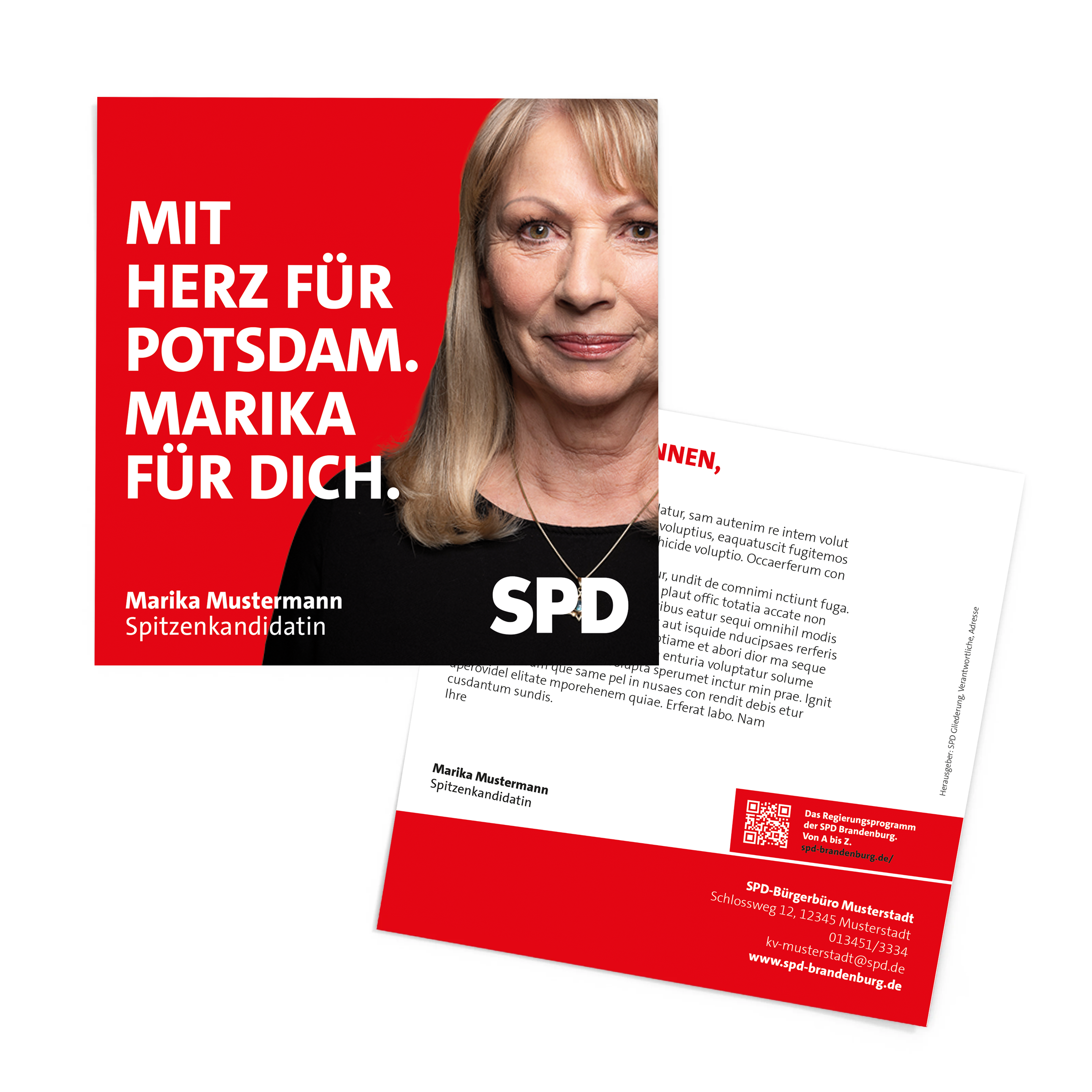 Kandidierendenkarte Brandenburg | SPD Shop