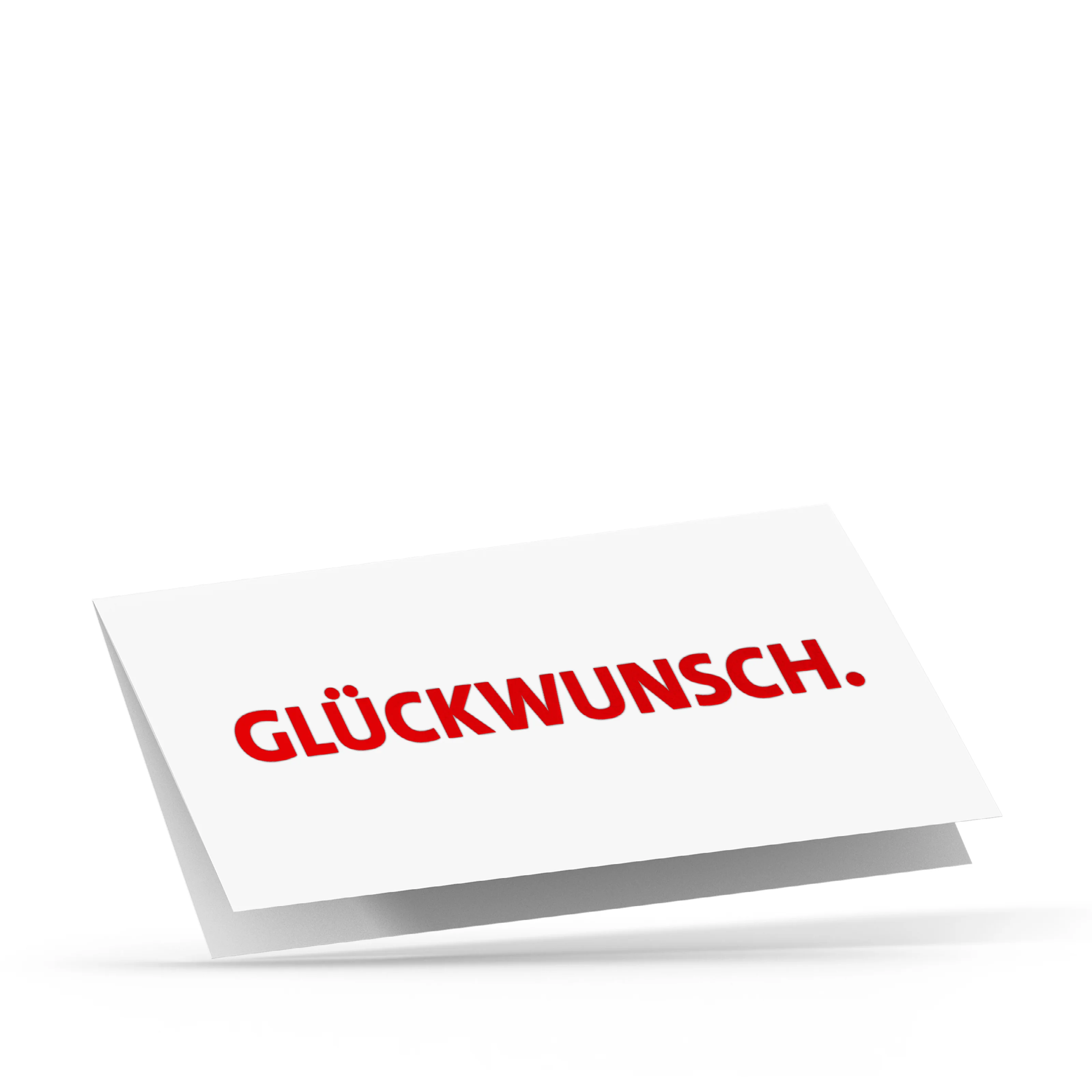 Glückwunschkarte "Metallic"